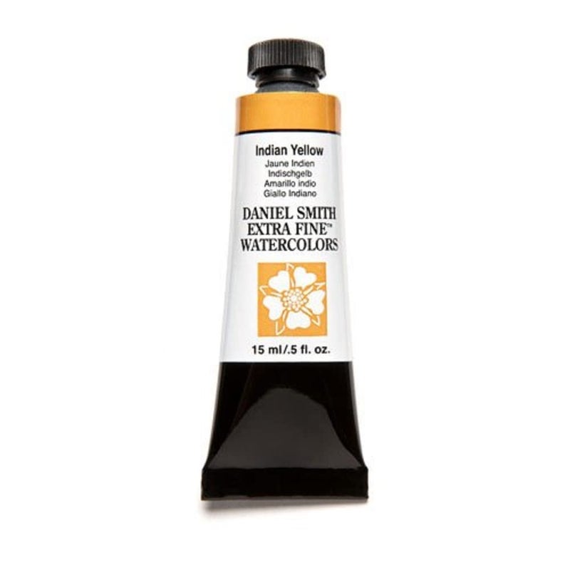 Daniel Smith Extra Fine Watercolor 15ml Paint Tube, Indian Yellow (284600045) - Image 1